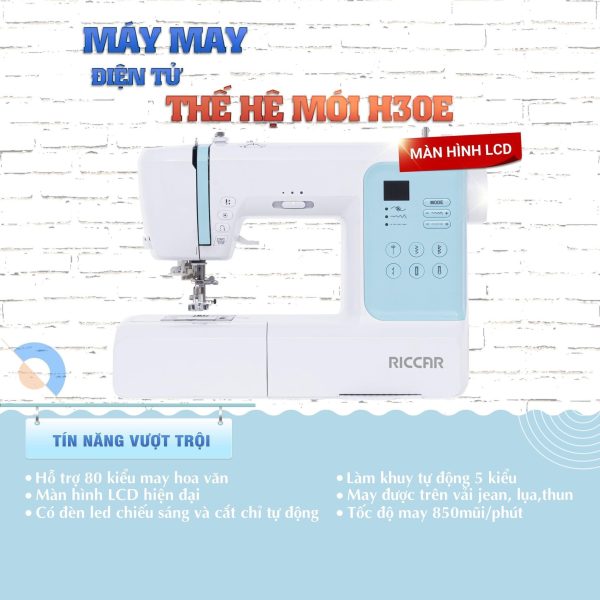Máy may điện tử Riccar H30E